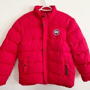 Canada Goose Red Quilted Puffer Jacket